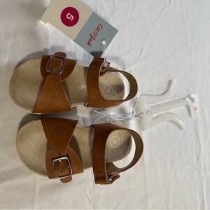 Cat & Jack Brown Sandals with Buckle